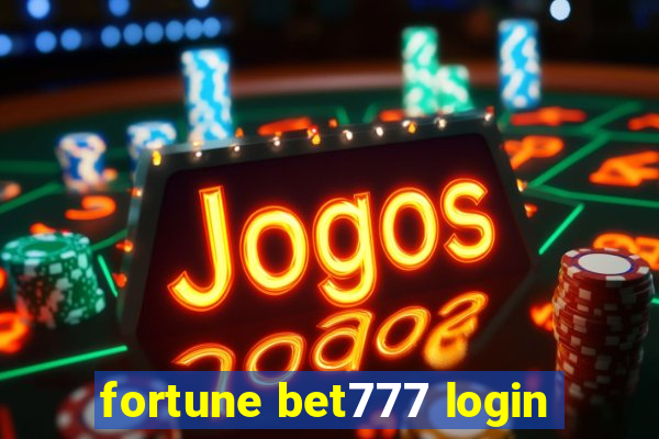 fortune bet777 login